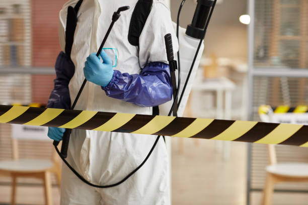 Professional Biohazard Cleanup technician working in Elizabeth, NJ